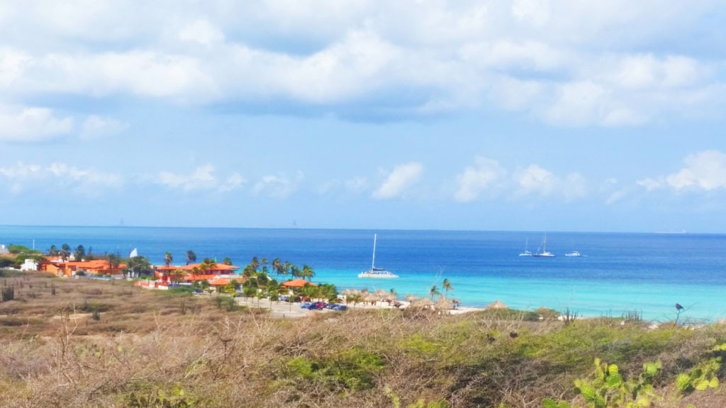 View from California Lighthouse in Aruba | Best Itinerary Aruba