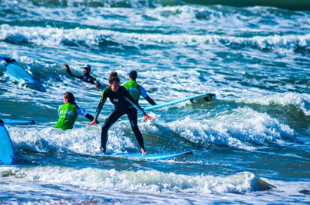 learning how to surf in portugal