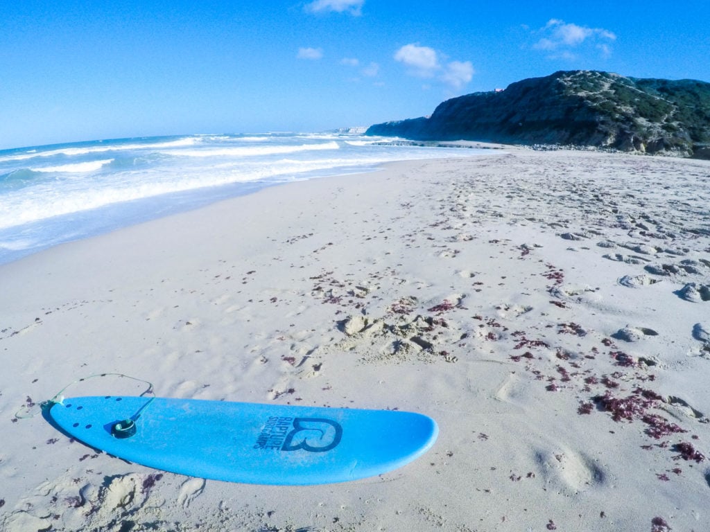 surfing in ericeira, portugal