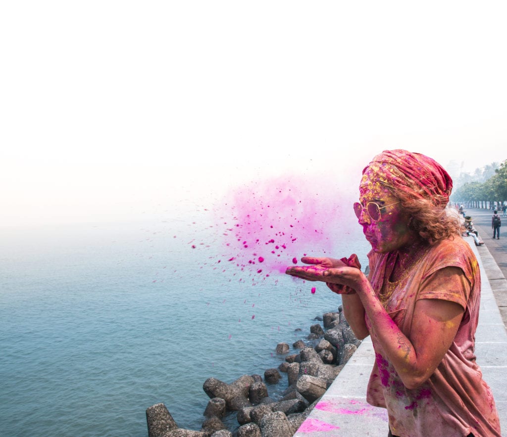 Holi in Mumbai | Holi Female Photos | Best Holi Photos