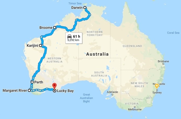 Itinerary Australia Route | Australia Travel Blog