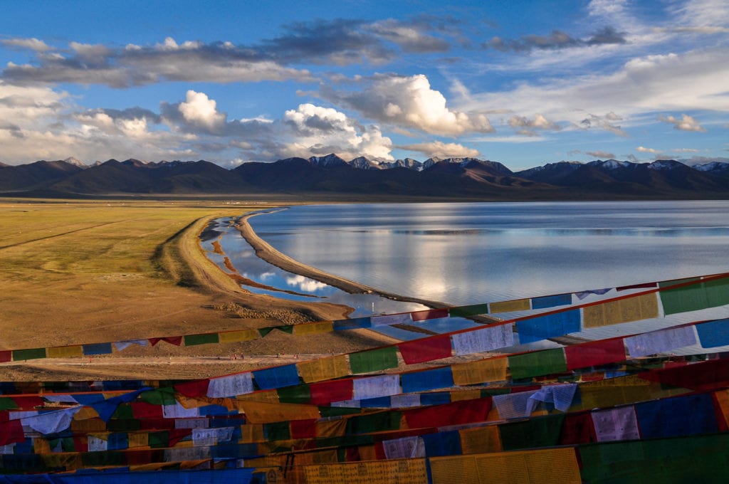 Namtso lake in Tibet, 4700m altitude