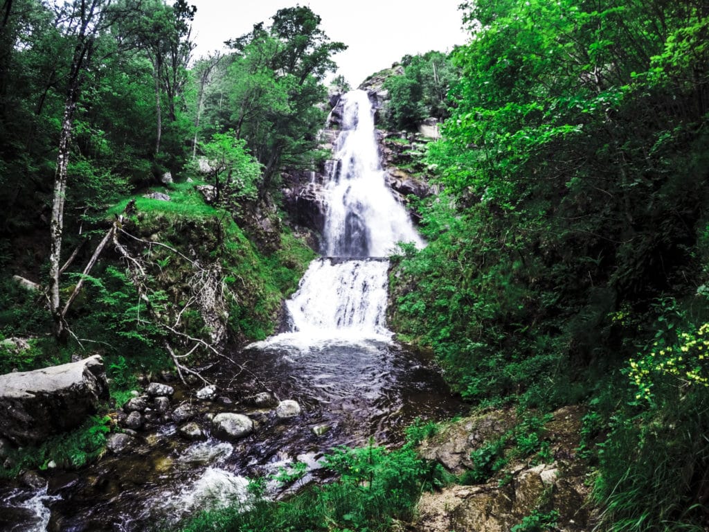 Chute de Runes, Lozere, France, Waterfall