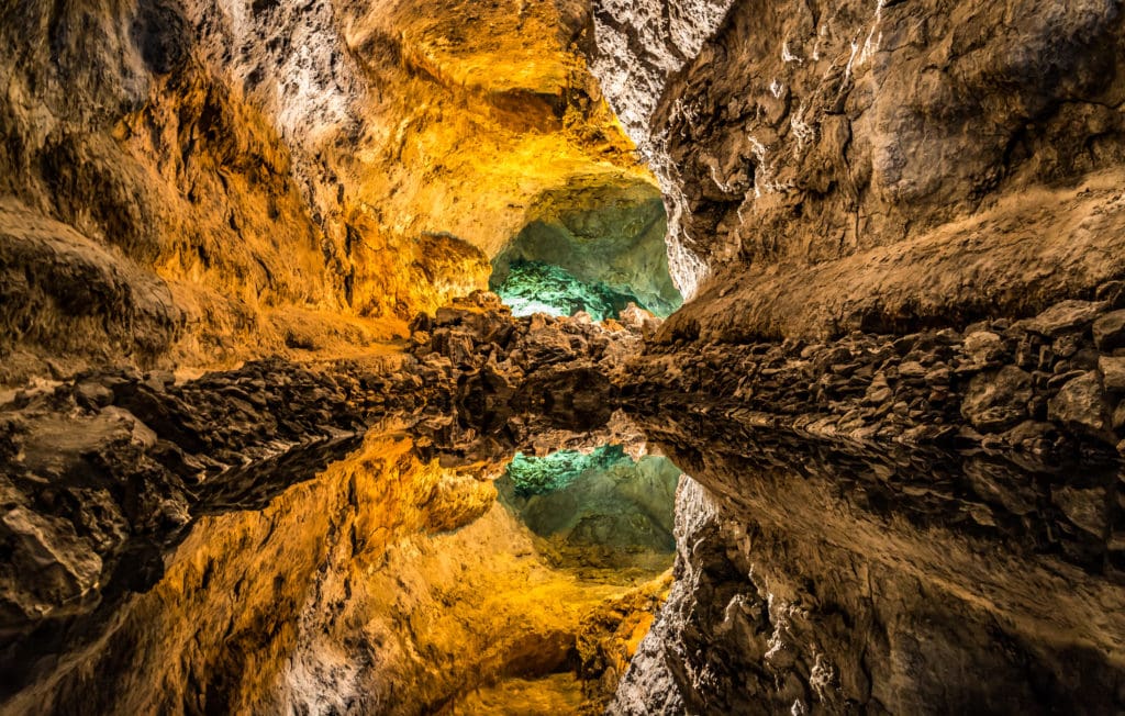 Cueva de los Verdes, Lanzarote island, Spain