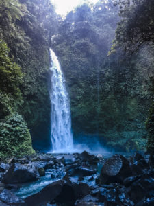 Bali waterfalls Nungnung waterfall