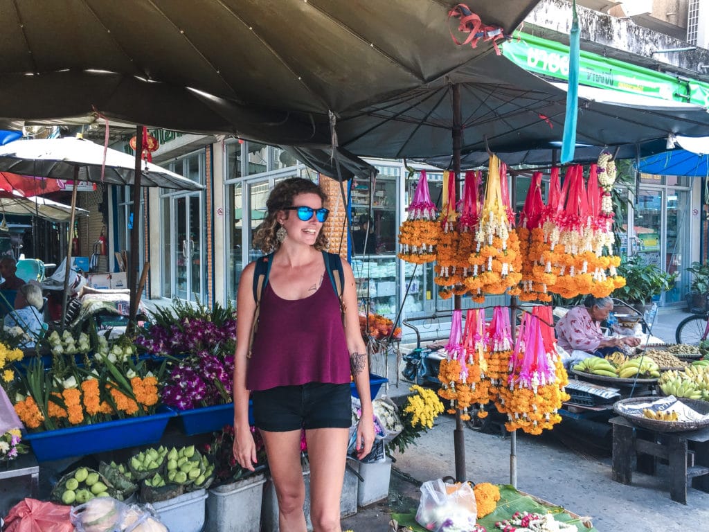 Market Thailand Female Traveler