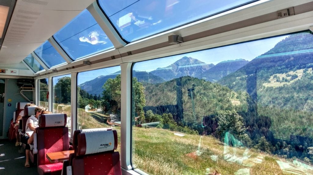 Train Swiss Alps