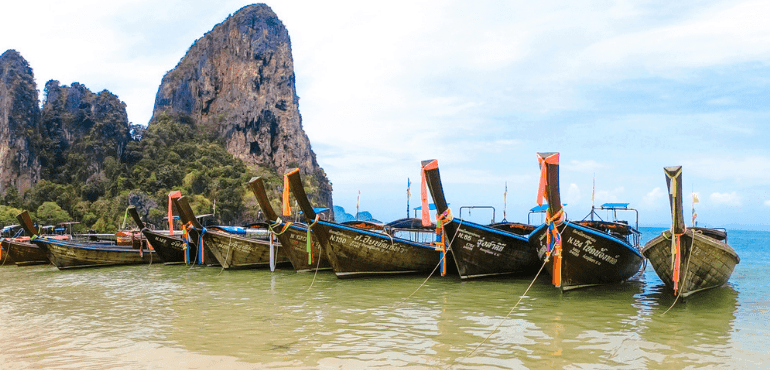 How To Get To Railay Beach From Ao Nang Or Krabi A Broken