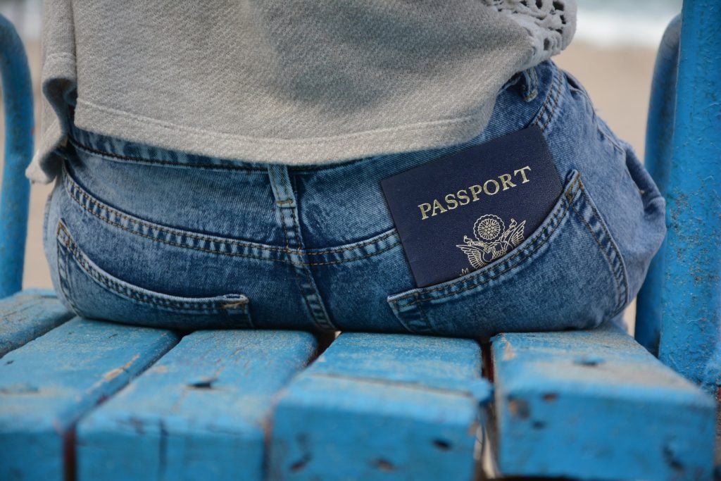 passport at airport
