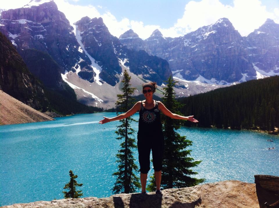 moraine lake girl