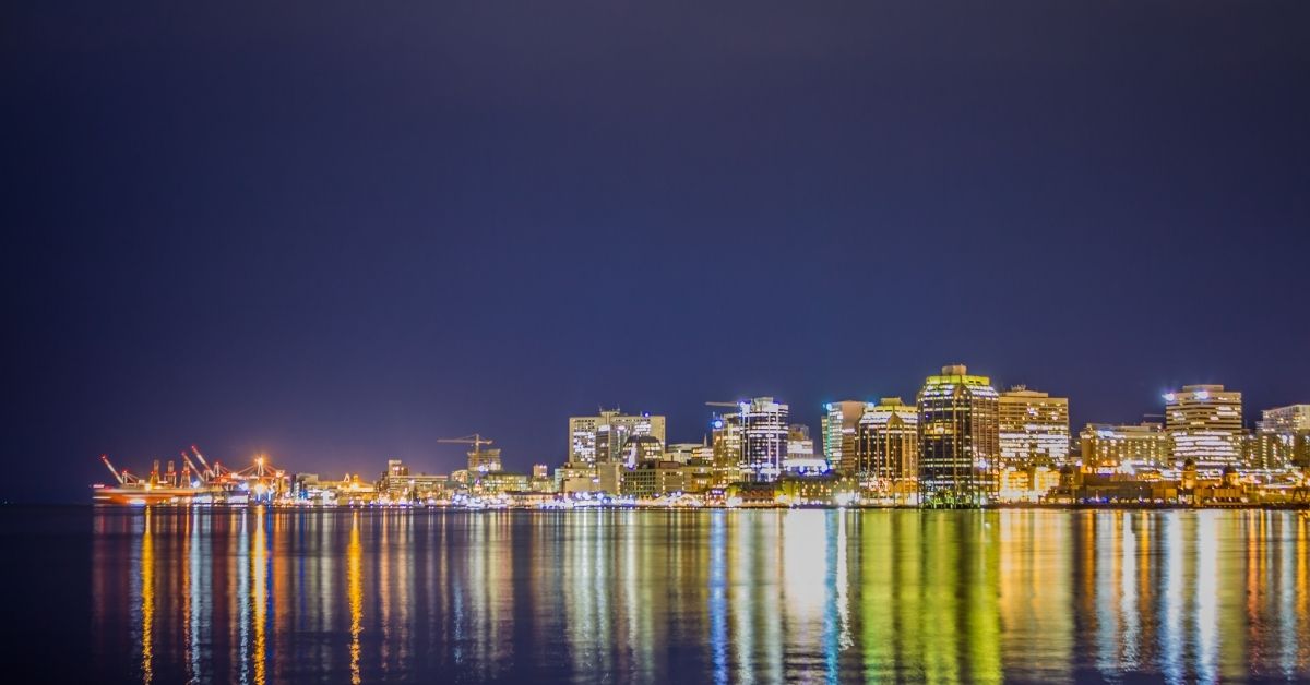 halifax at night