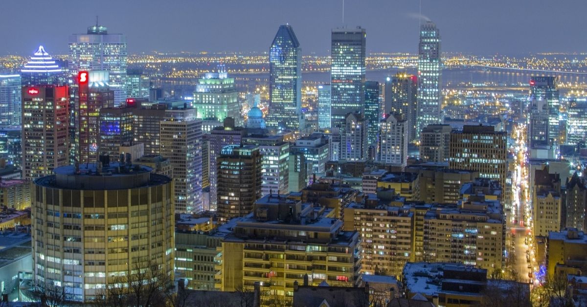 montreal at night