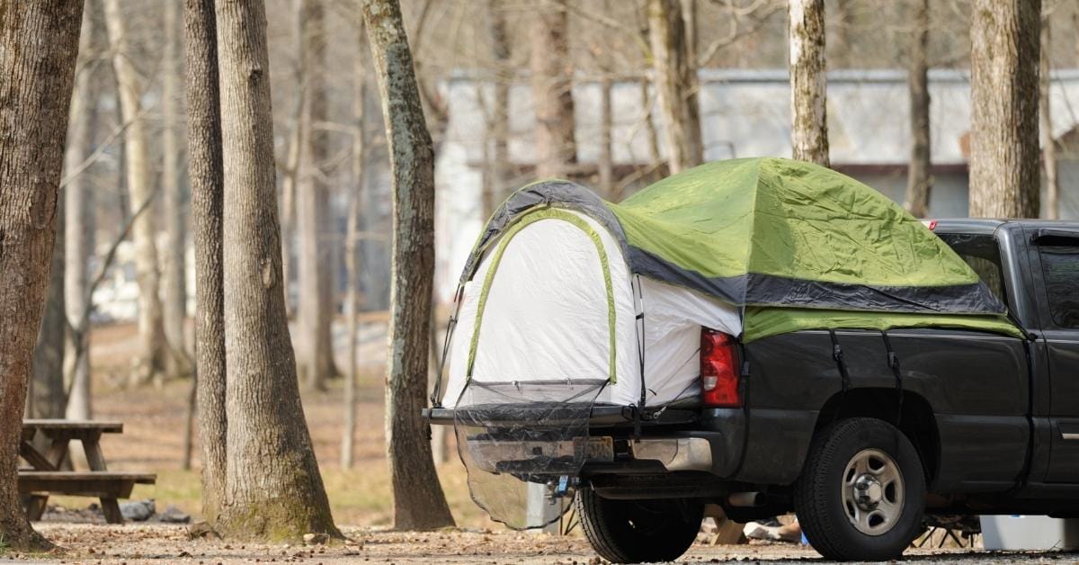 pickup camping