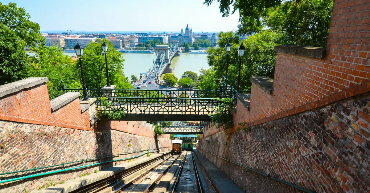 the buda hill funicular in budapest