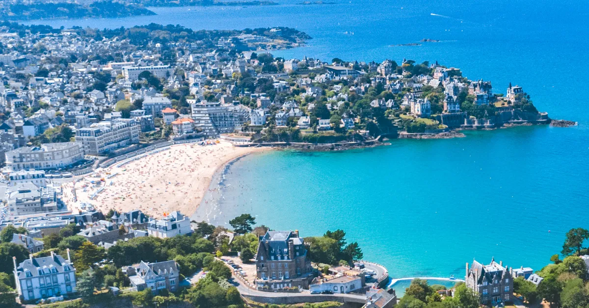 city of Dinard, on the the French coast
