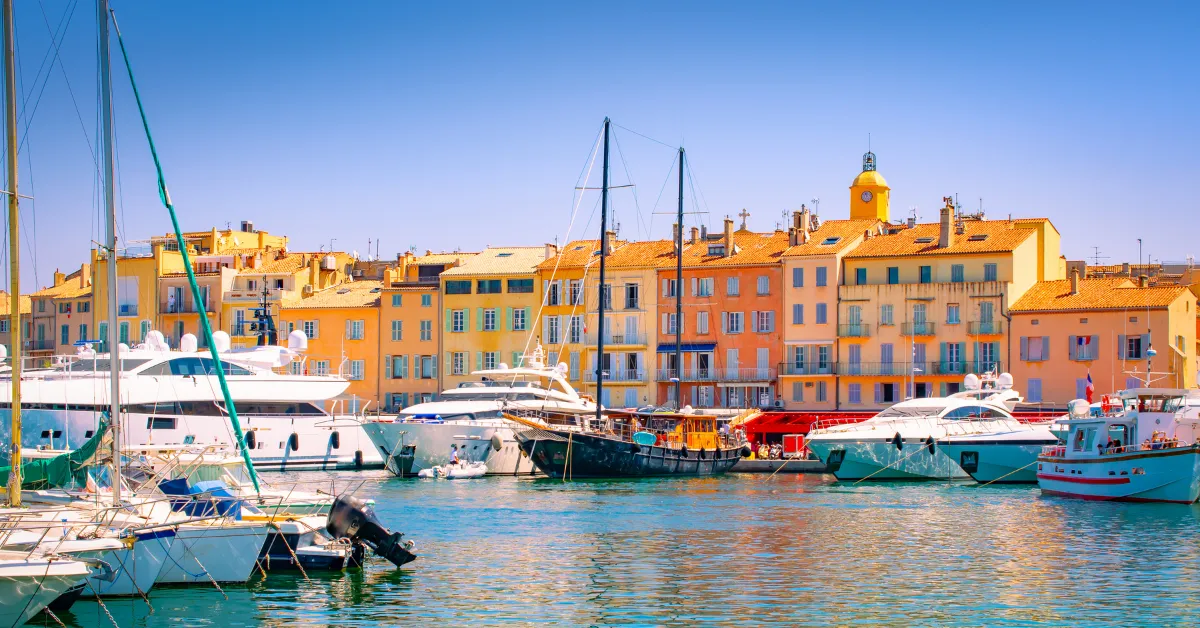 luxury yachts in Saint Tropez