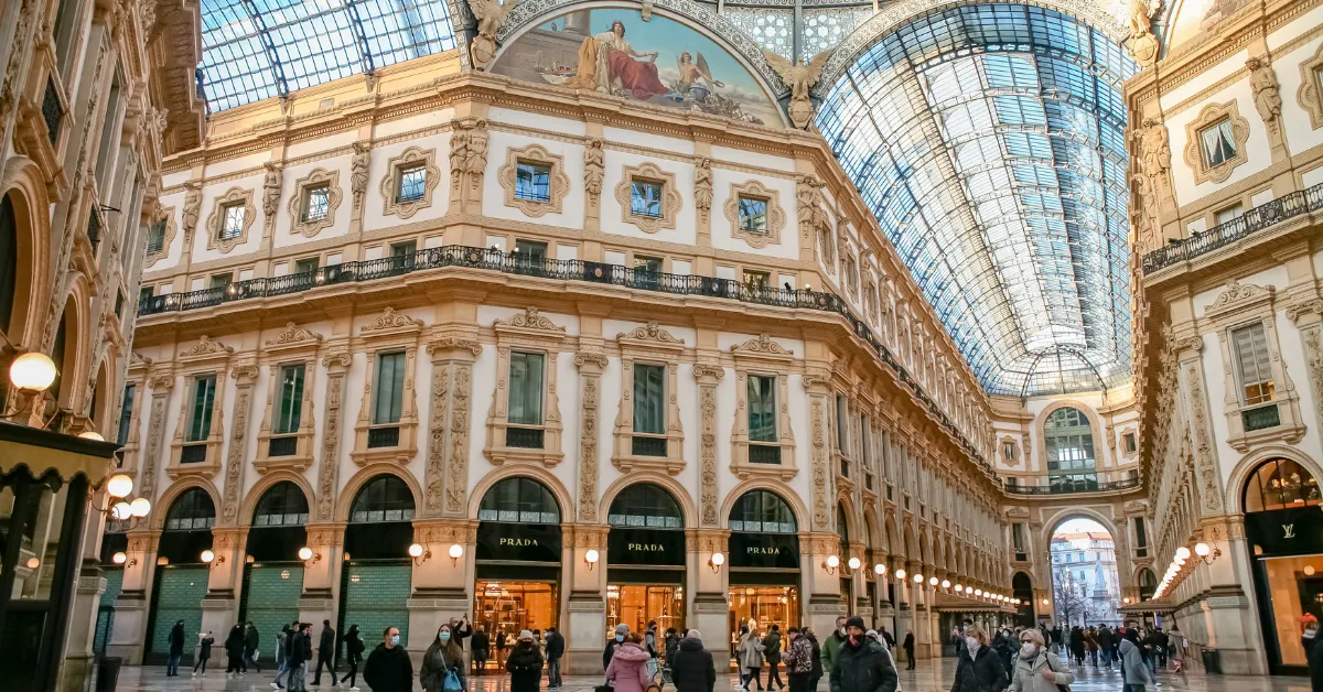 milan shopping mall