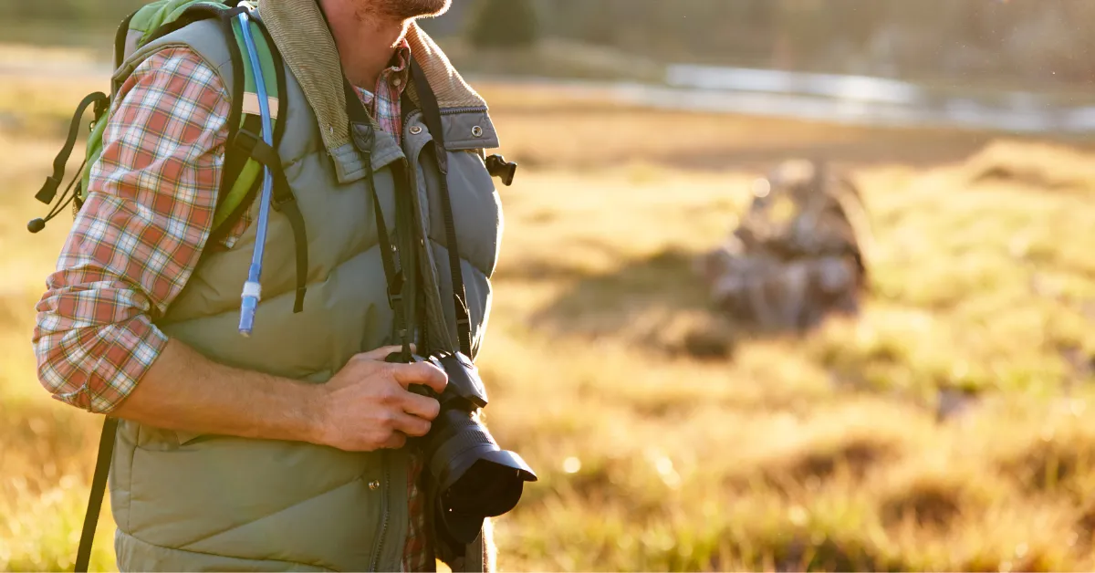 dslr strap for hiking