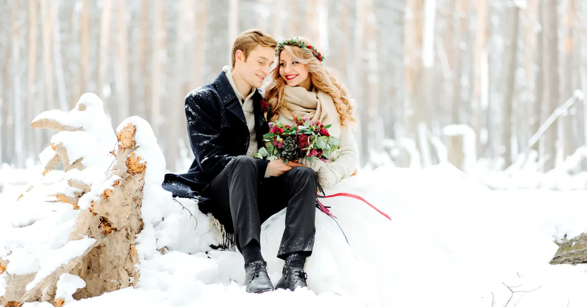 couple eloping in banff