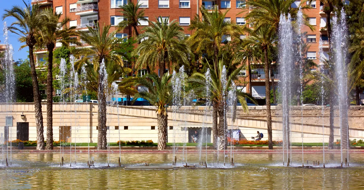 Jardin del Turia park Valencia