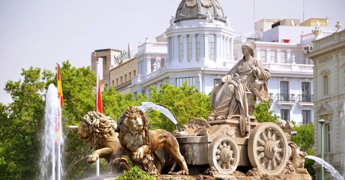 Fountain on Plaza de Cibeles