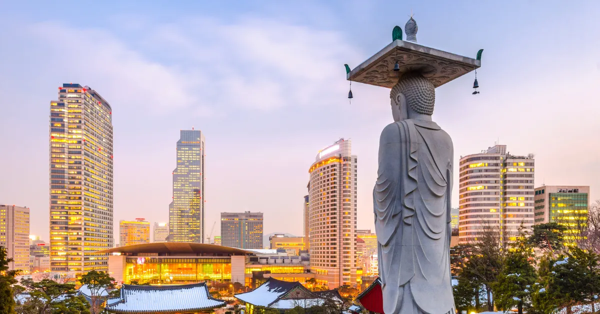 Seoul from Bongenusa Temple