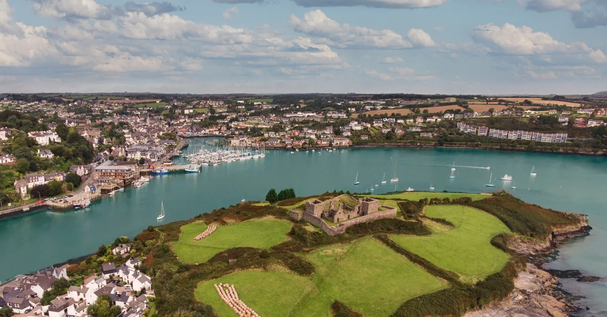 kinsale Ireland aerial view