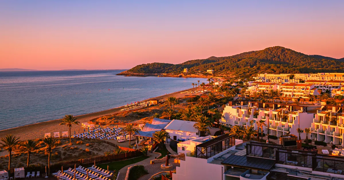 playa d'en bossa beach ibiza