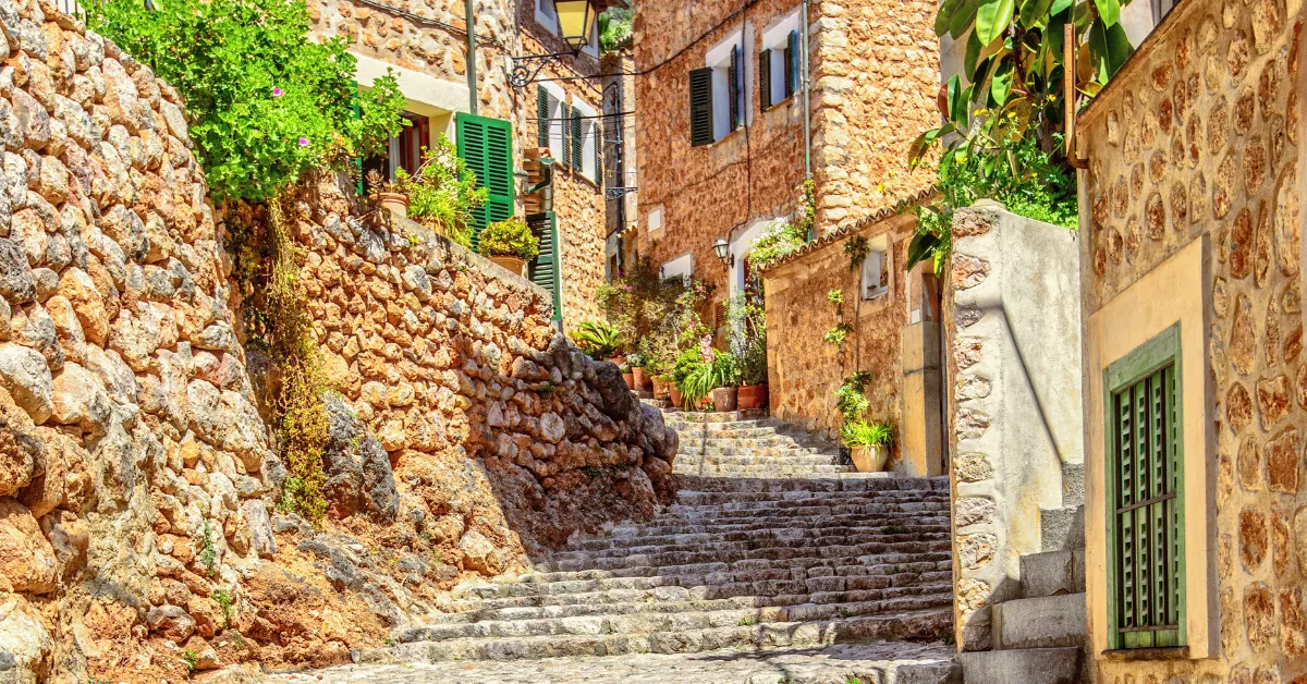 village steps of Soller