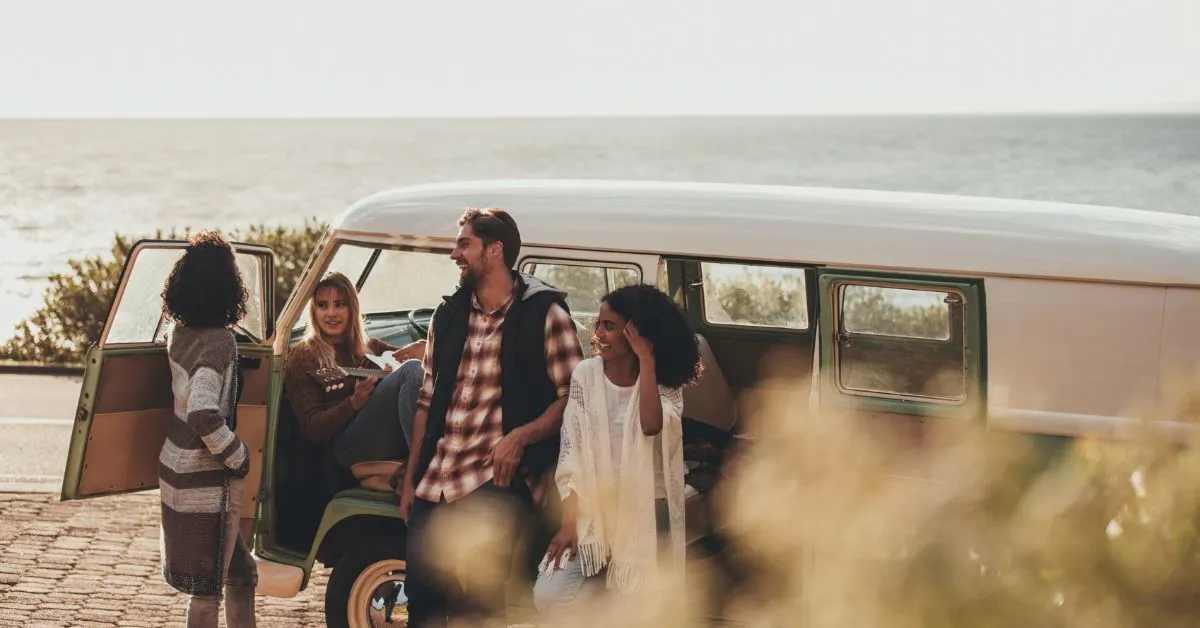 Travelers in a van