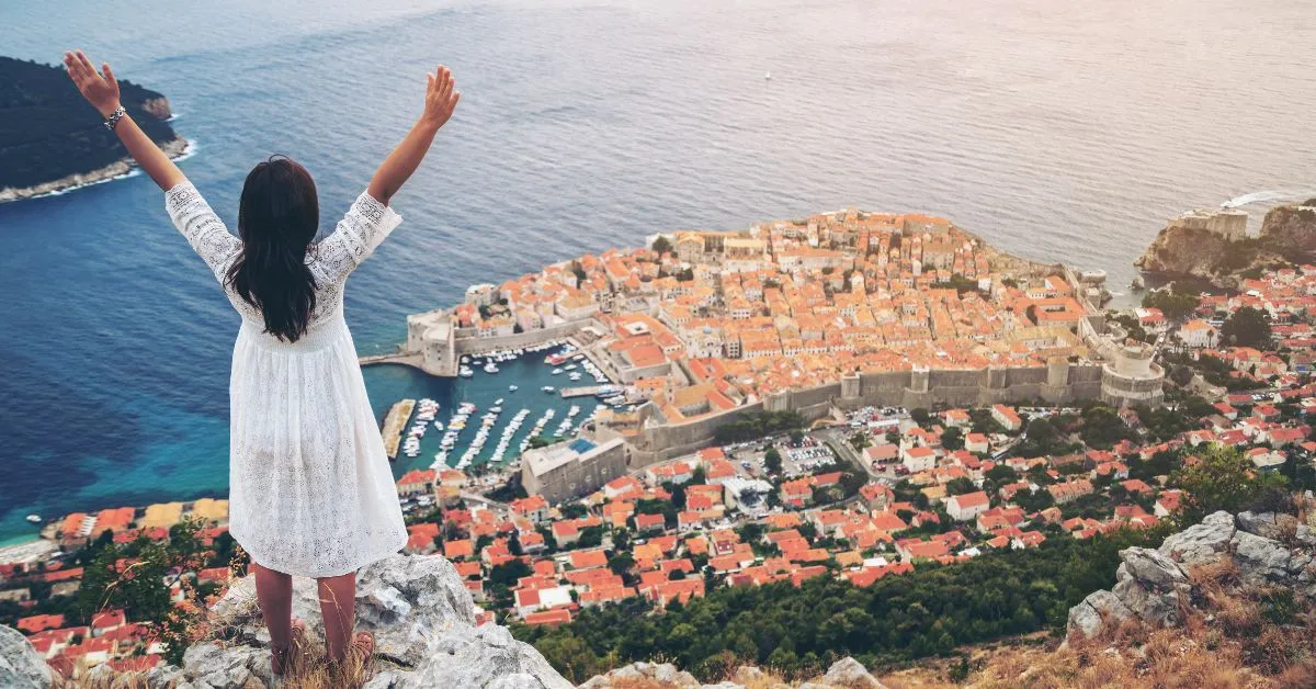 tourist Dubrovnik, Croatia