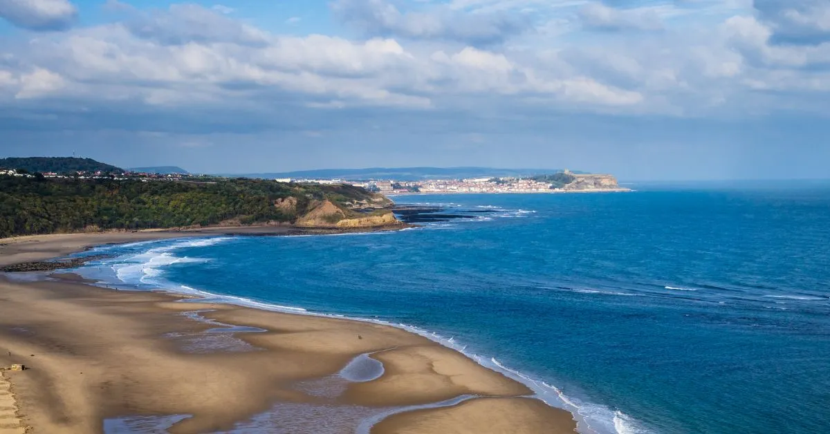 Filey beach, Yorkshire coast, England