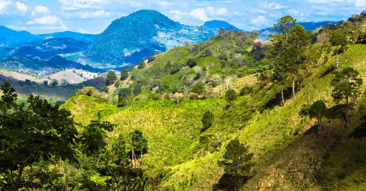 Mountain landscape of Honduras