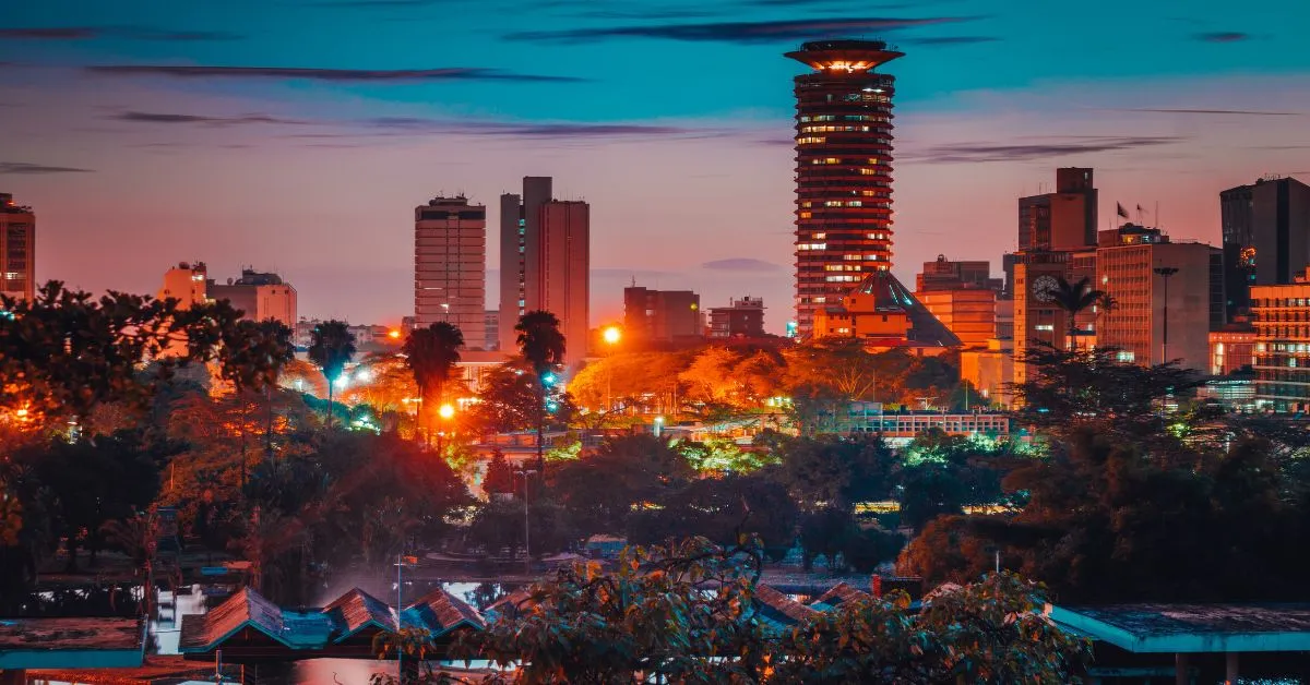 Nairobi skyline, Kenya