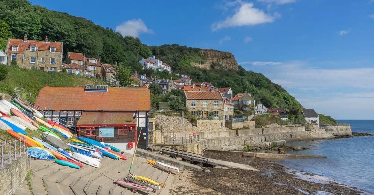 Runswick Bay, Yorkshire coast, England