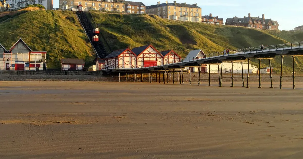 Saltburn beach, Yorkshire coast, England