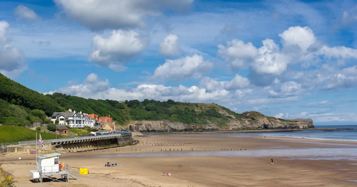 Sandsend beach, Yorkshire coast, England