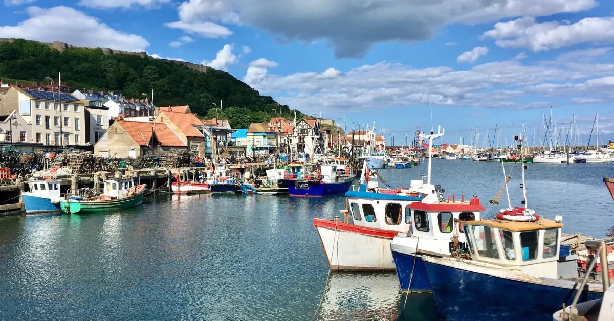 Scarborough Bay, Yorkshire, England