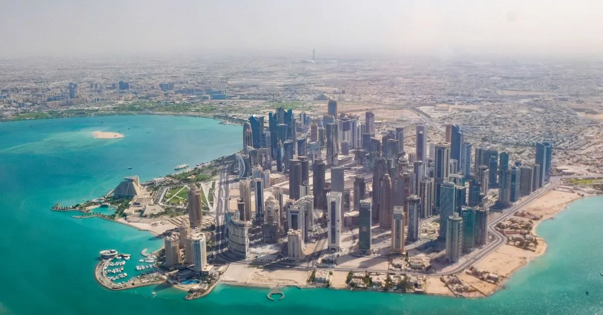 Skyscrapers in Doha Qatar