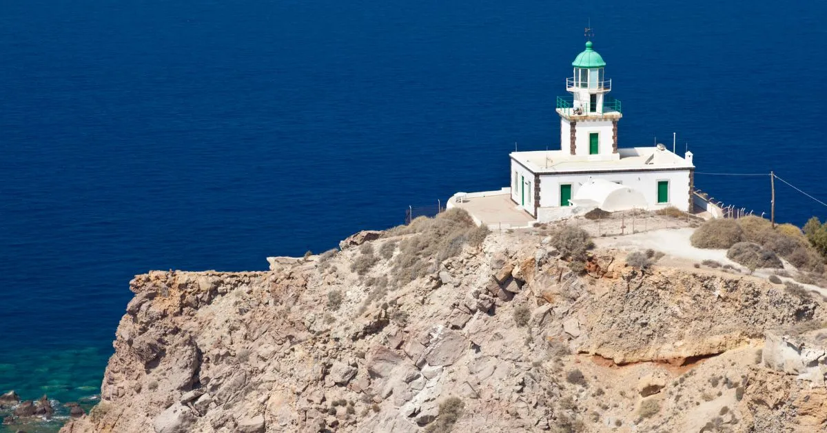 akrotiri lighthouse, santorini