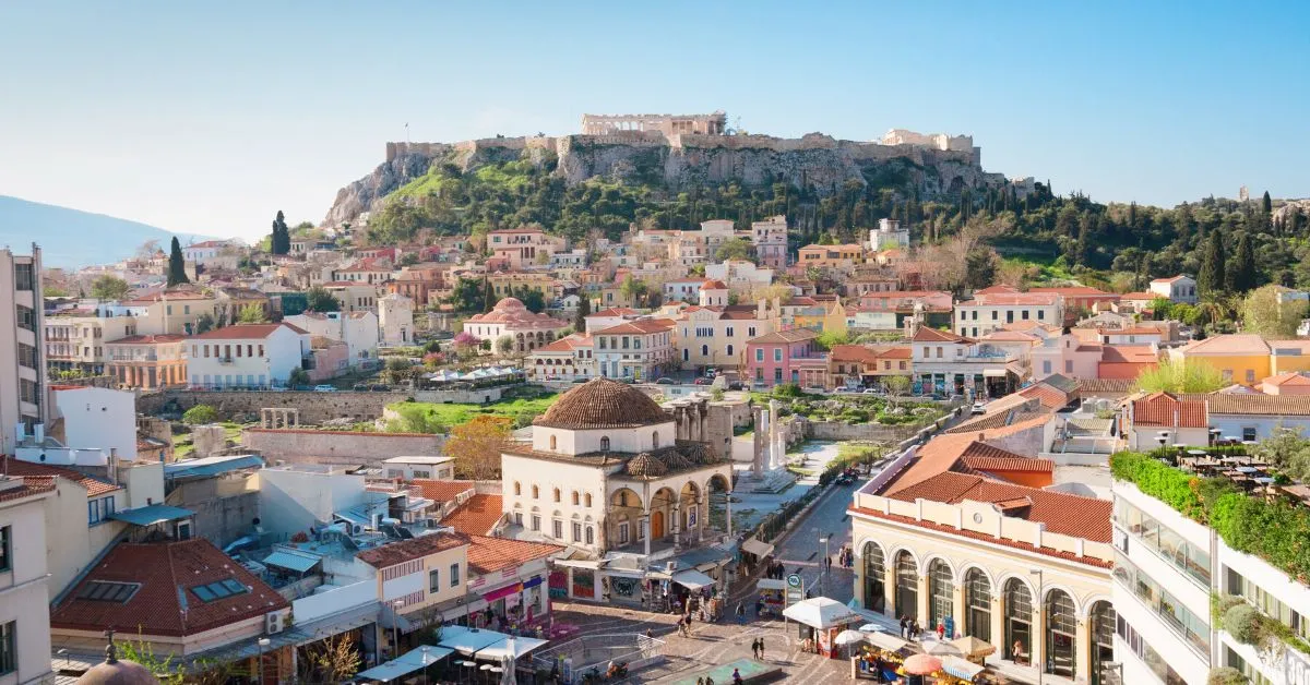 skyline of athens