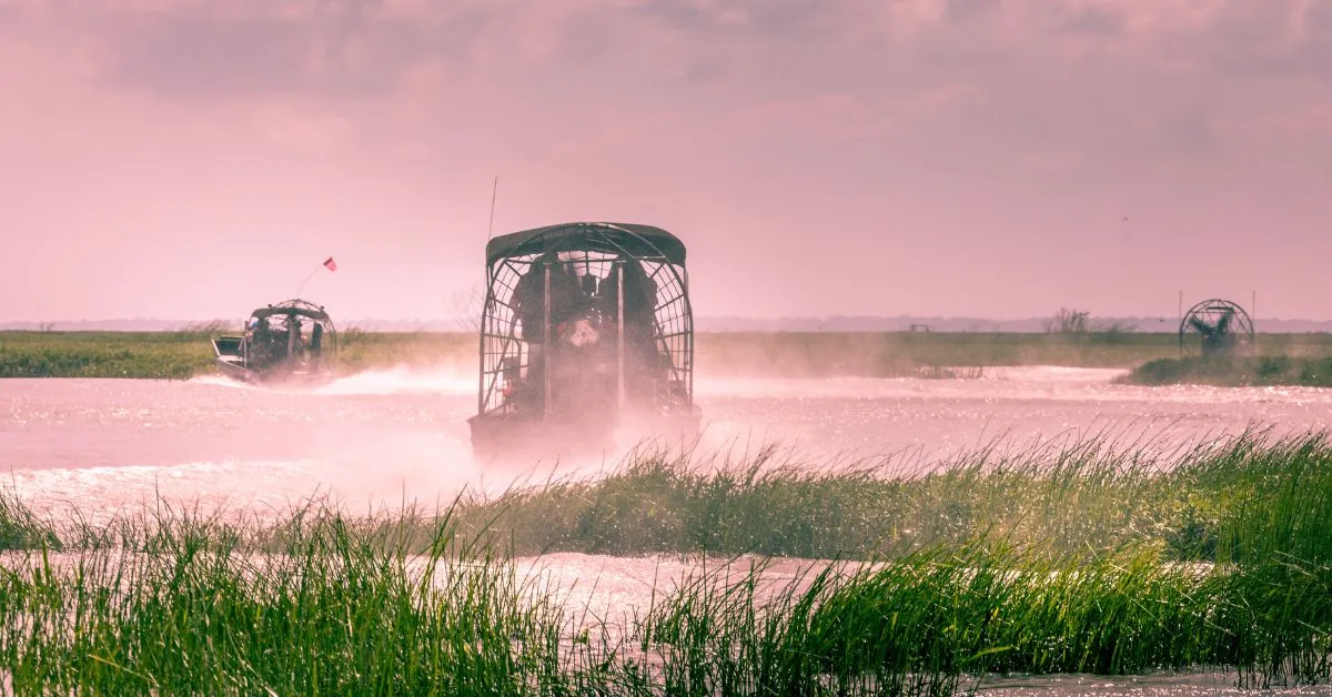 Airboat, Everglades, Florida ,USA