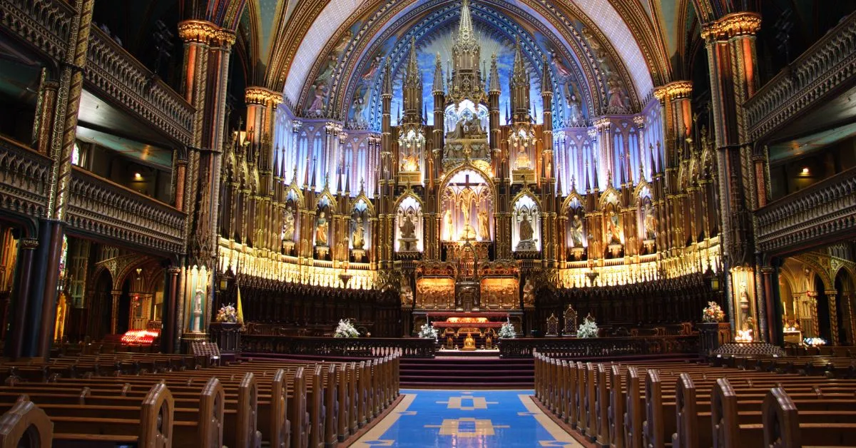 Basilica Notre Dame, Montreal, Quebec, Canada