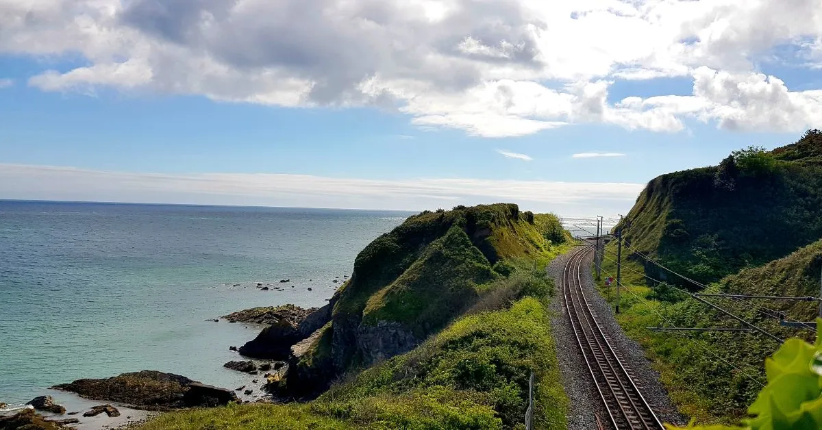 Greystones railway track, Ireland