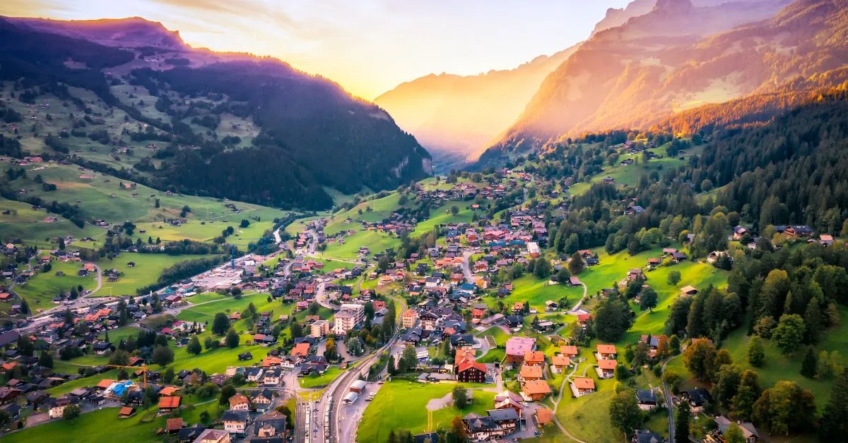 Grindelwald town, Switzerland