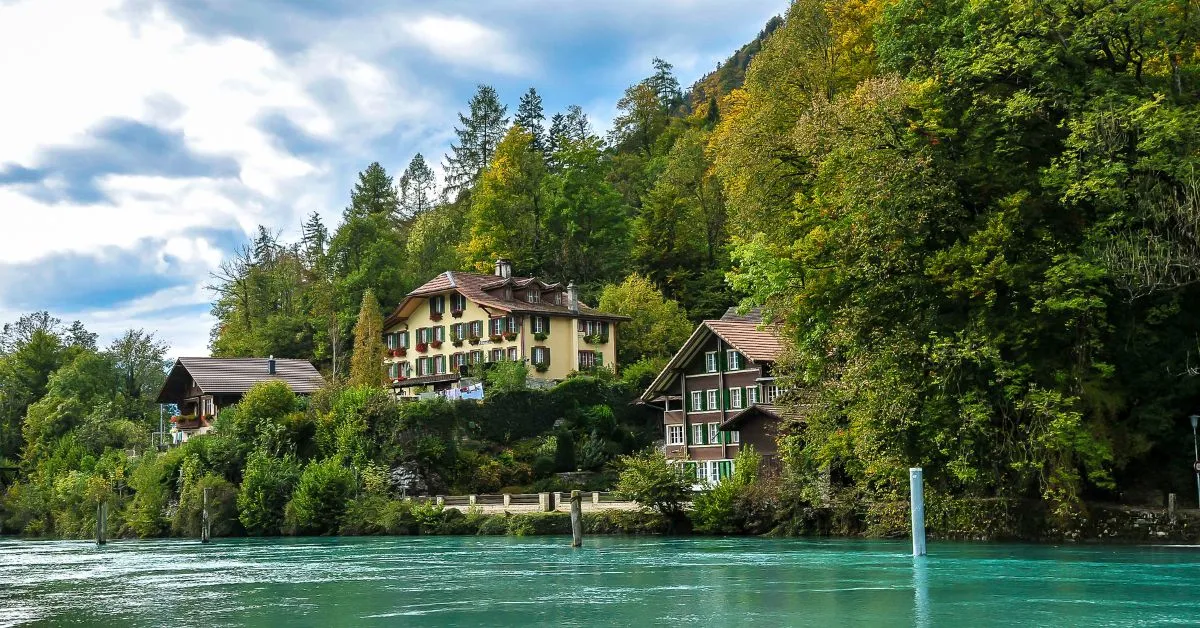Houses in Interlaken, Switzerland
