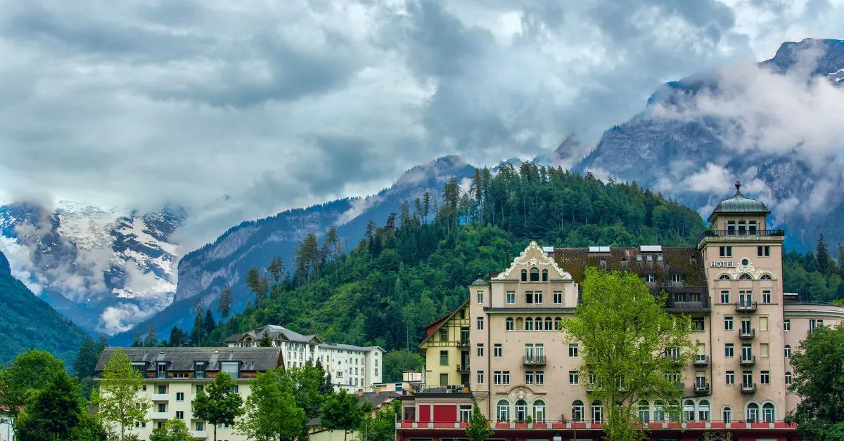 Interlaken town, Switzerland