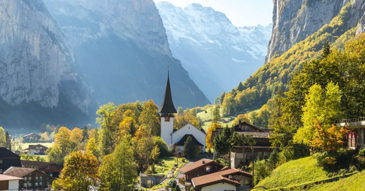 Lauterbrunnen town, Switzerland