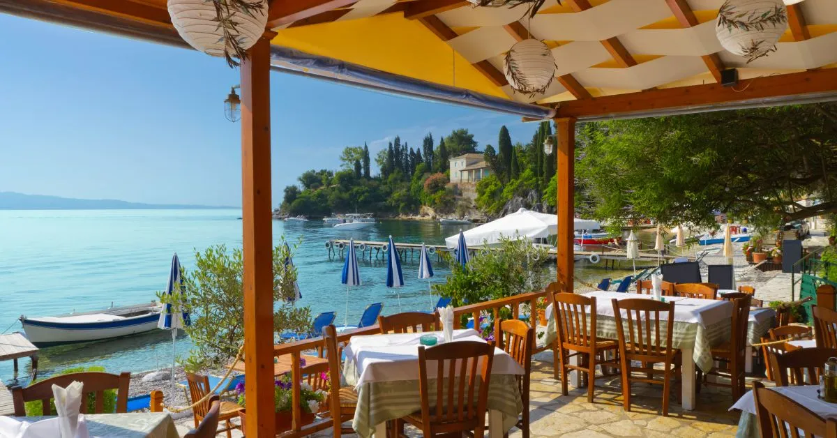 Taverna, Corfu island, Greece