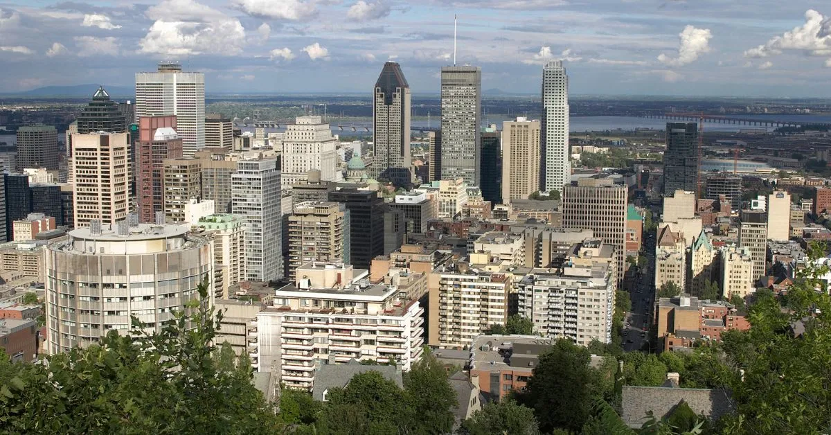 View from Mont Royal, Montreal, Quebec, Canada